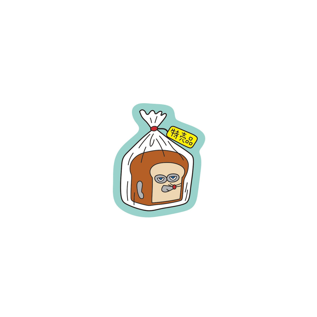 Toshin Pack Bread Thief Rubber Magnet Collectible Model