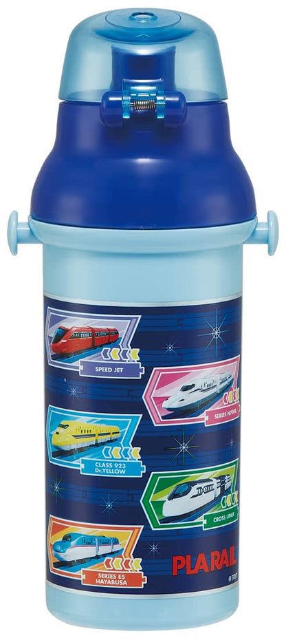 Skater Kids Water Bottle 480ml Easy Drink Plastic Made in Japan