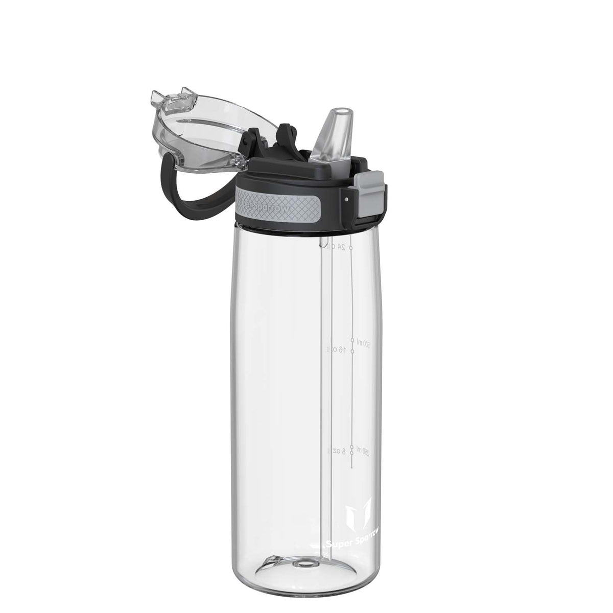 Super Sparrow Water Bottle 750ml BPA-Free with Straw