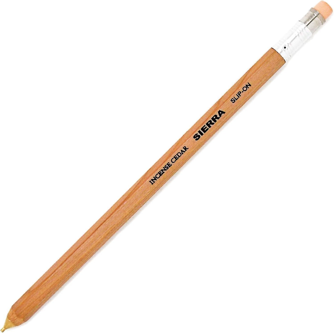 SLIP-ON Wooden Mechanical Pencil Natural 0.5mm with Eraser
