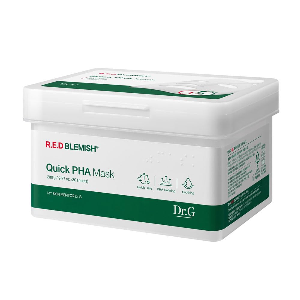 Dr.G R.E.D BLEMISH PHA Quick Mask 30 Sheets for Japanese Skincare