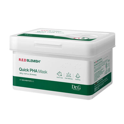 Dr.G R.E.D BLEMISH PHA Quick Mask 30 Sheets for Japanese Skincare