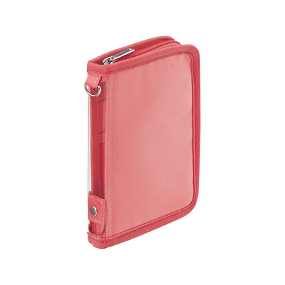 Lihit Lab Myfa Mini Decoration Pouch Coral Red for Card Collecting