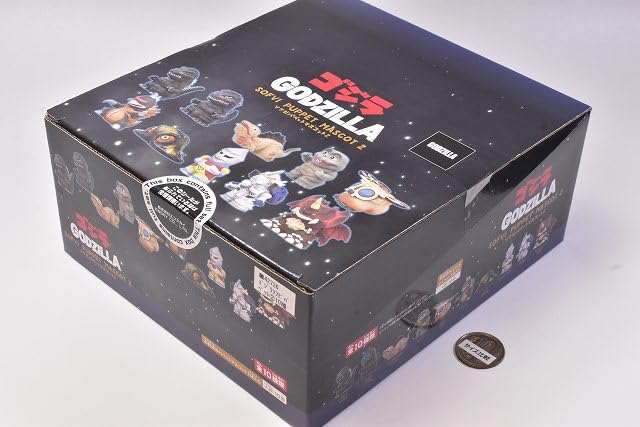 ENSKY Godzilla Soft Vinyl Puppet Mascot 10-Pack Box Set