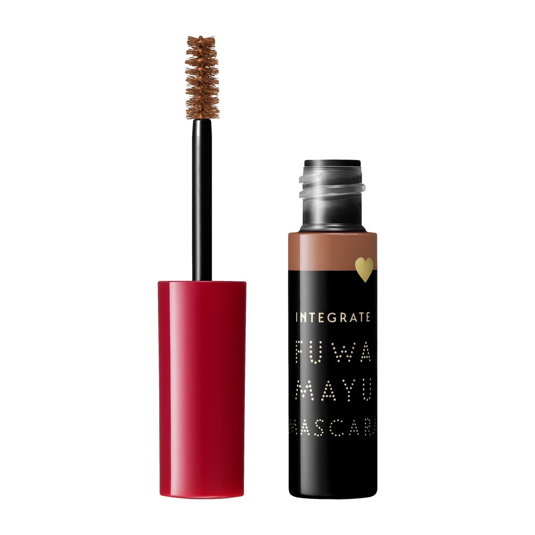 INTEGRATE Fuwamayu Mascara Natural Brown 6g for Effortless Eyebrow Styling