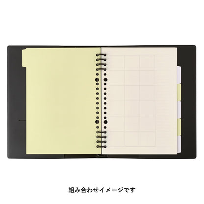 NOLTY kukuru A5 Index Sheet Yellow for Organized Note Taking