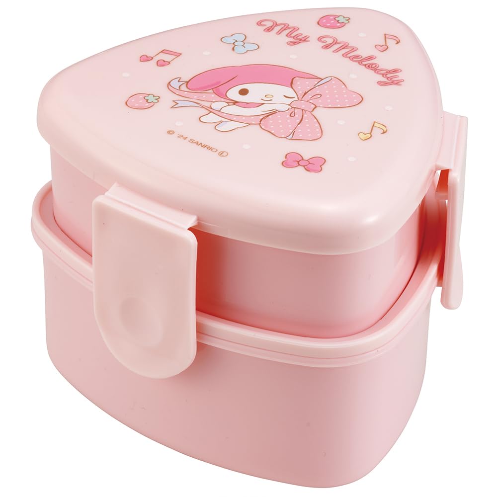 Skater Antibacterial Two-Tier Rice Ball Bento Box 500ml for Kids