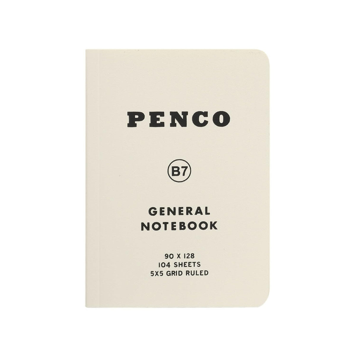 HIGHTIDE Soft PP Notebook B7 White Ideal for Daily Notes