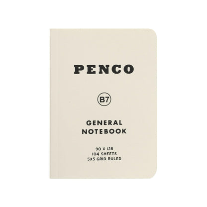 HIGHTIDE Soft PP Notebook B7 White Ideal for Daily Notes
