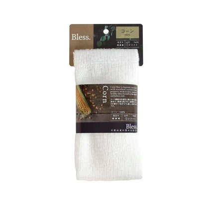 FUJIEI Bless Body Towel Soft Corn 25x90cm for Gentle Cleansing