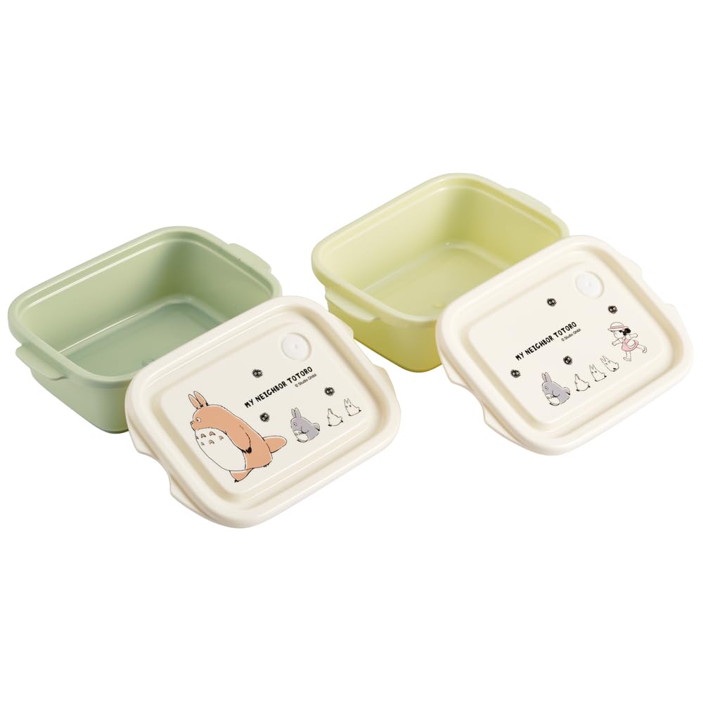 Skater Totoro Storage Container Set 500ml Antibacterial Food Storage