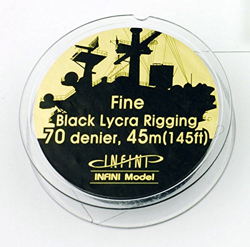 Infini Model Fine Rigging 0.091mm Black Scale Model Parts