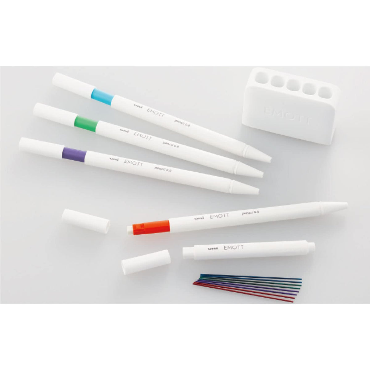 Mitsubishi Pencil EMOTT Pencil Color Lead Sharp 0.9mm Tropical Color Set