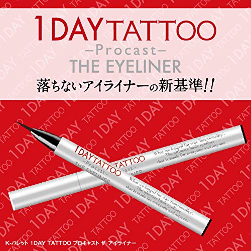 K-Palette 1DAY TATTOO Pro Cast The Eyeliner Ice Black 0.5ml