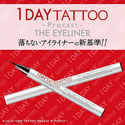 K-Palette 1DAY TATTOO Pro Cast The Eyeliner Ice Black 0.5ml