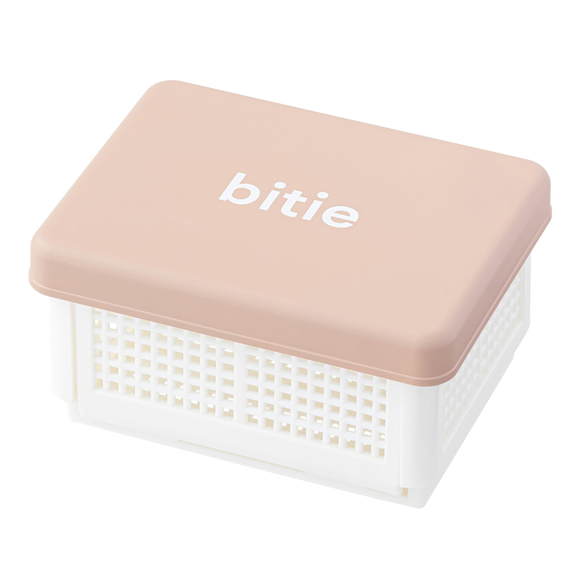 Mitani Bento Box Sandwich Case Beige Compact Design 13x10x7cm