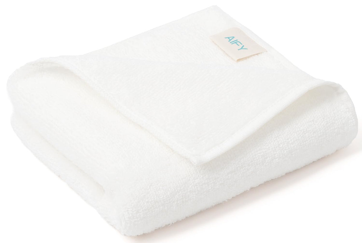 AIFY City Towel Face Towel Thick Quick-Dry 34x80cm White