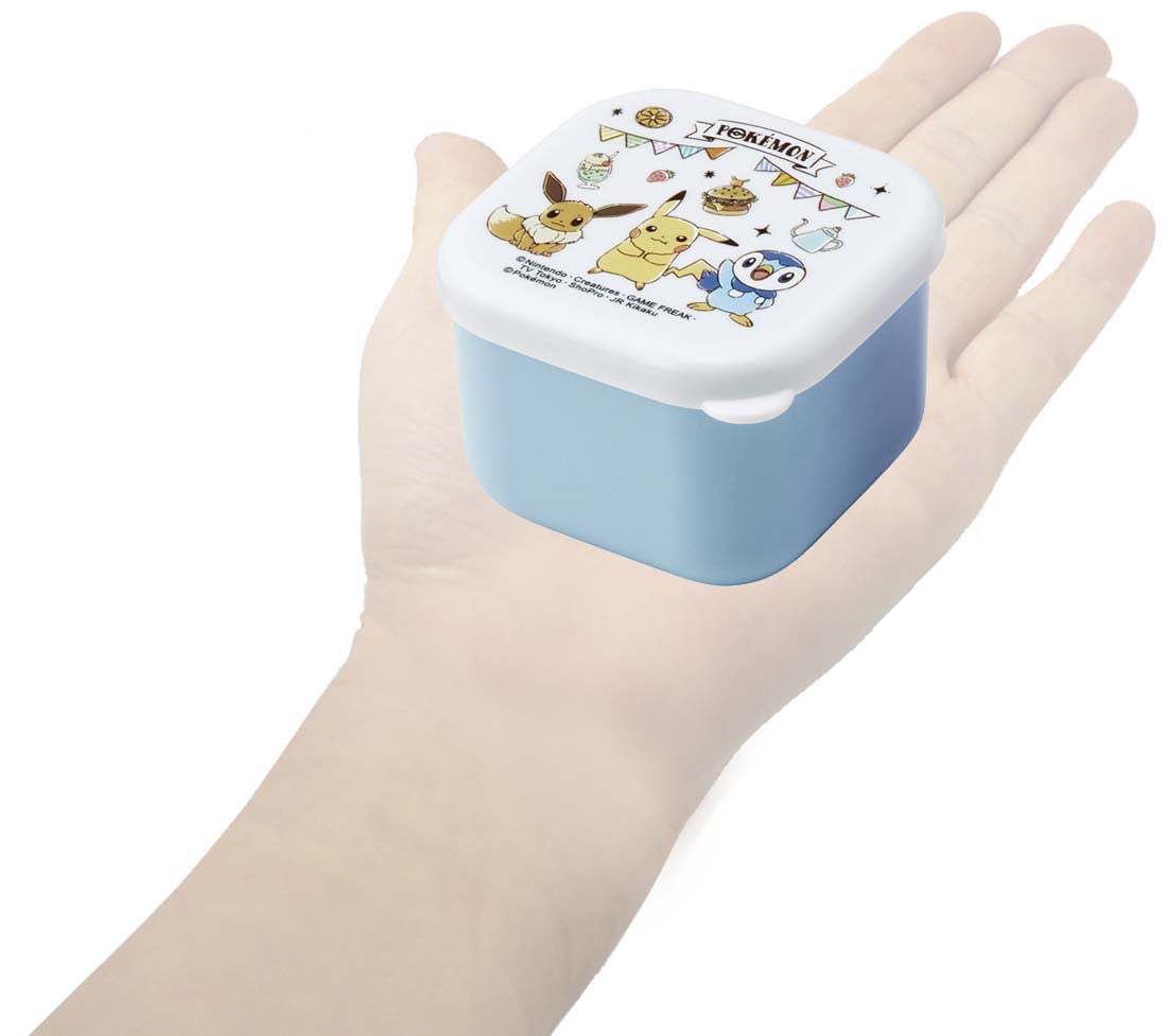 Skater Mini Seal Containers 130ml 2-Pack for Cute Food Storage