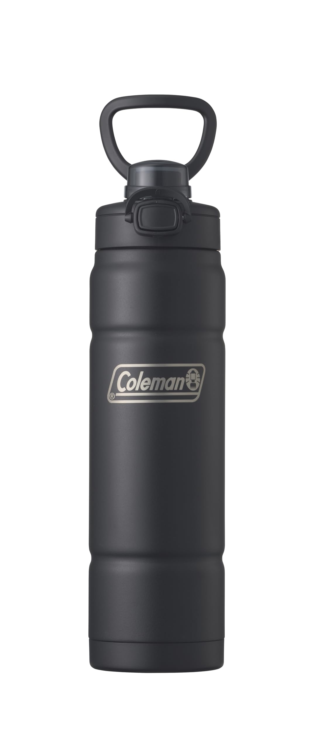 Coleman(コールマン) 真空断熱スポーツボトル/710ml(ジェットブラック) 水筒 保冷 直飲み スポーツドリンク対応 ワンタッチオープン ハンドル付き セラミック加工