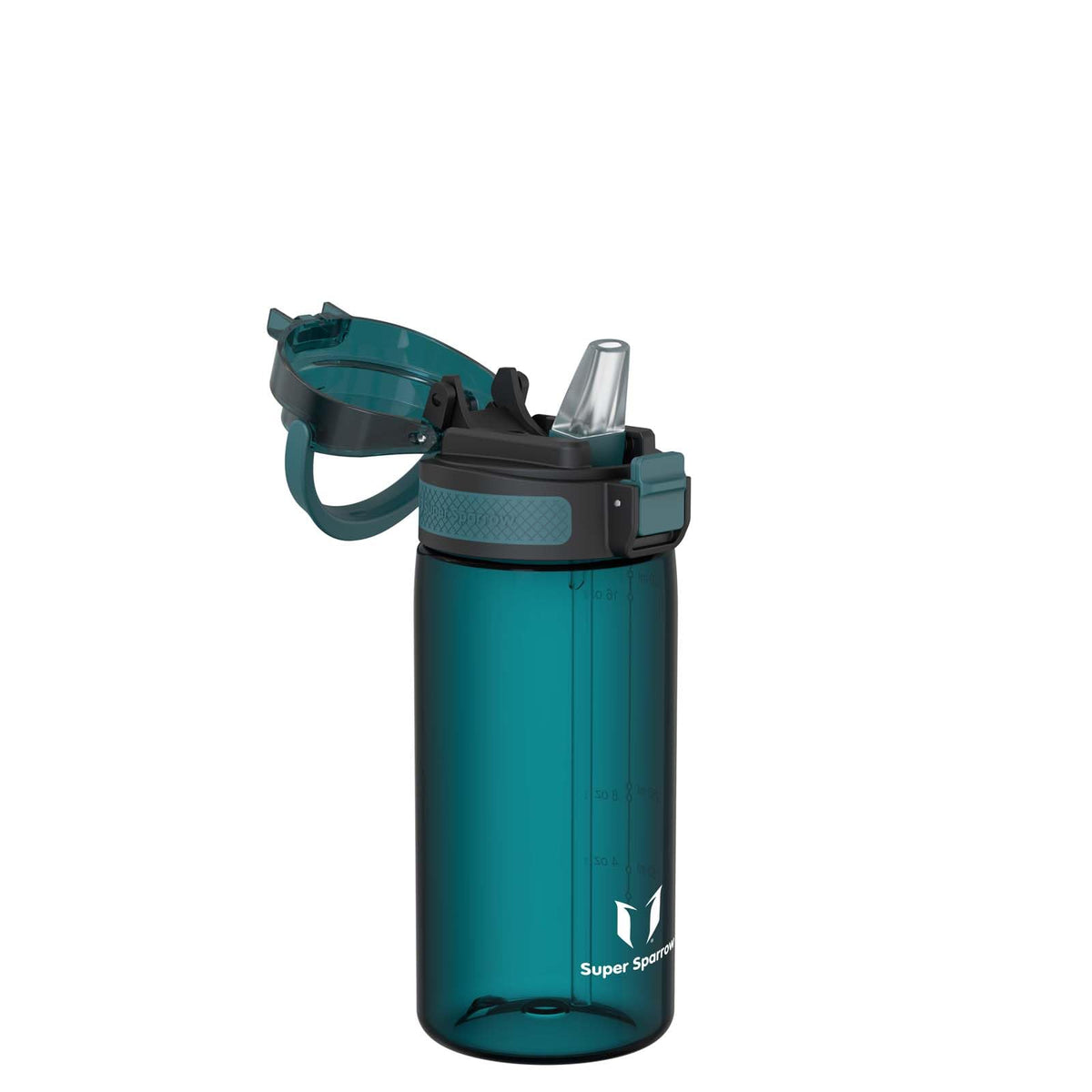 Super Sparrow Water Bottle 500ml BPA-Free with Straw