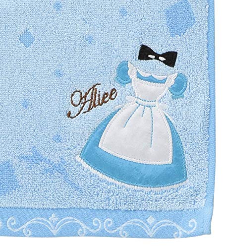 Marushin Disney Alice in Wonderland Face Towel 34x80cm with Embroidery
