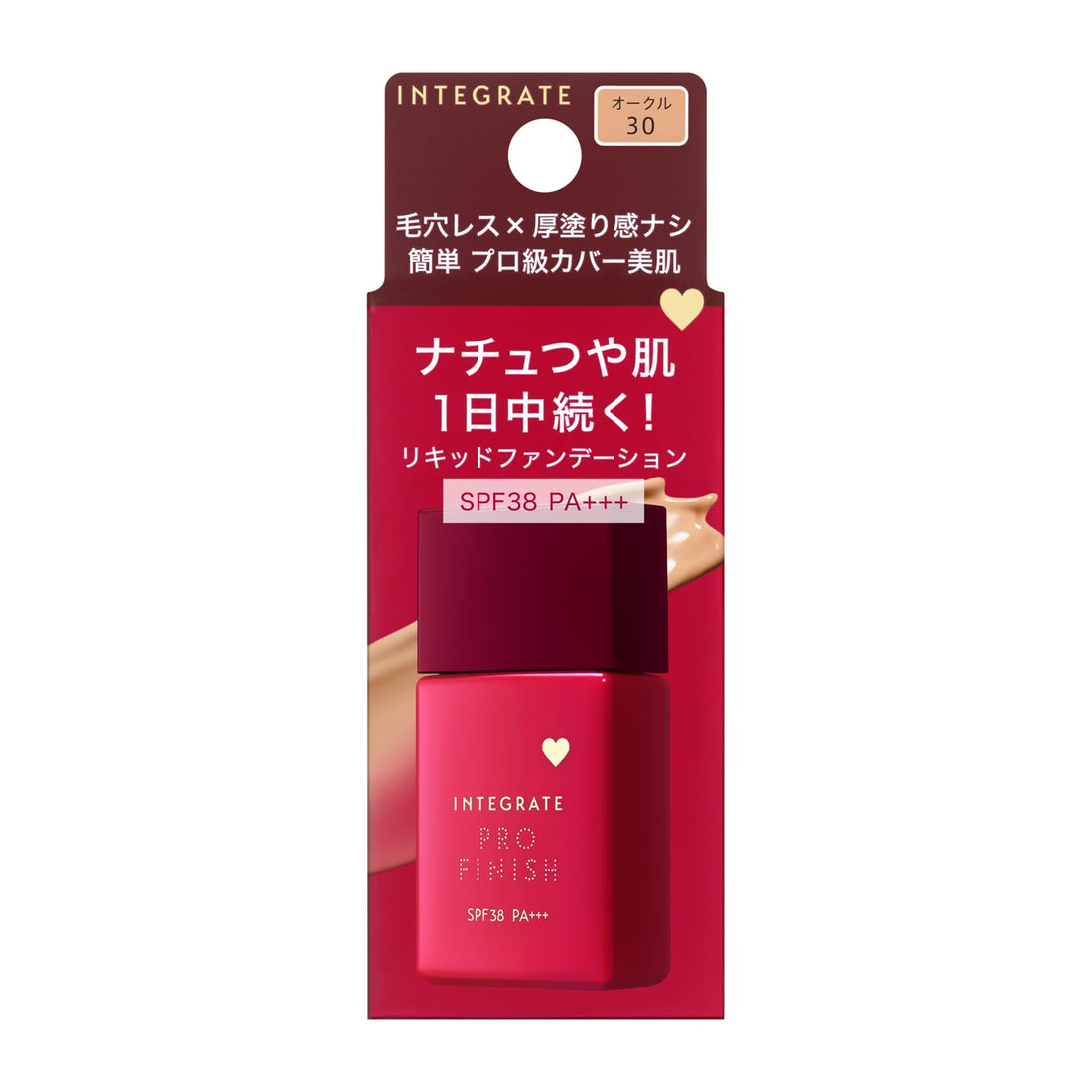 INTEGRATE Pro Finish Liquid Foundation Ocher 30 30ml with Fresh Fragrance