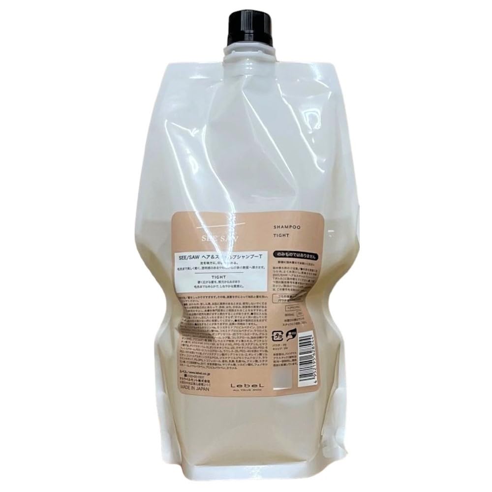Lebel Hair and Scalp Shampoo T Tight 800ml for Japanese Skincare