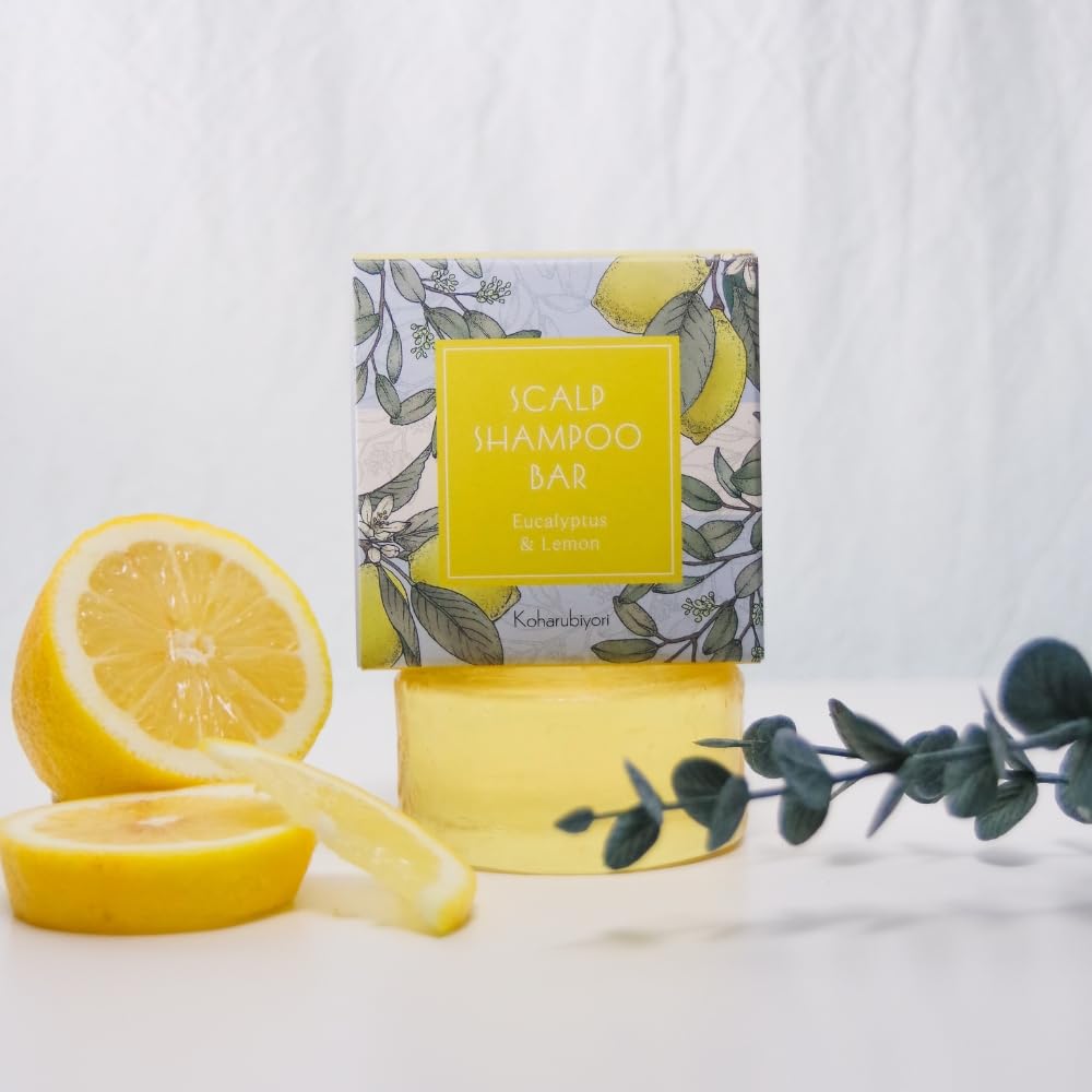 Koharubiyori Scalp Shampoo Bar 100g Eucalyptus &amp; Lemon Scent