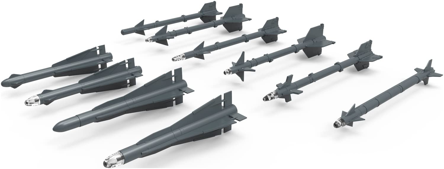 MonModel 1/48 Scale US Military Short-Range Air-to-Air Missile Model Parts