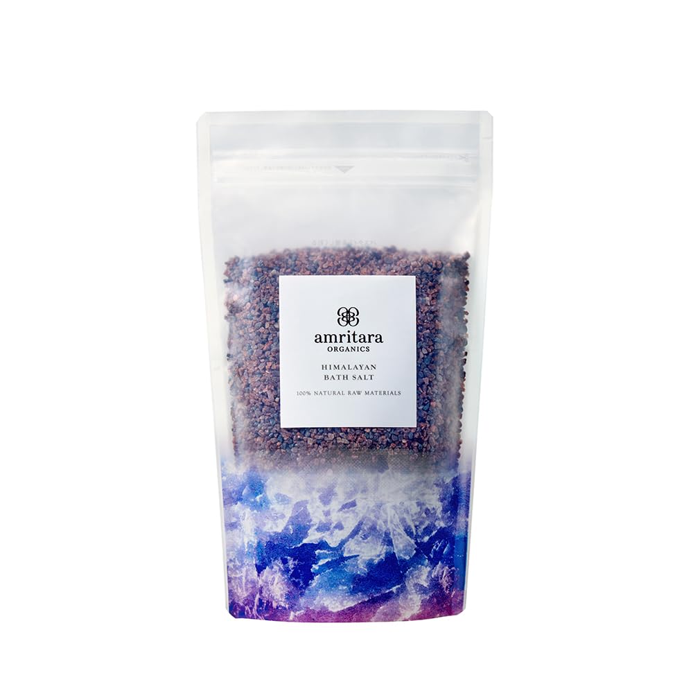 amritara Himalayan Rock Salt Bath Salt 520g with Sulfur Aroma