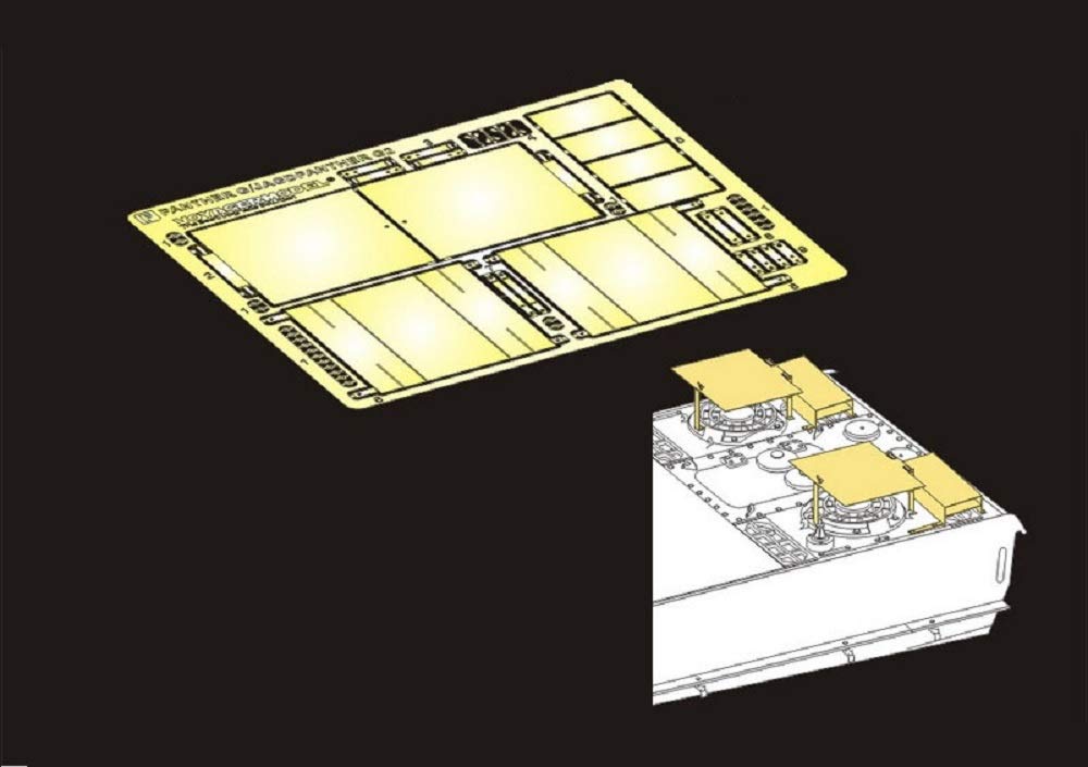 Voyager Model 1/35 German Panther G/Yagto Panther G2 Model Detail Parts Set