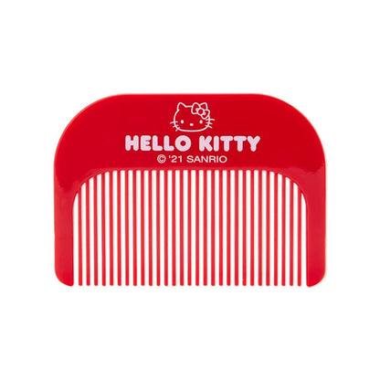 SANRIO Hello Kitty Face Mirror and Comb Set for Tabletop Use