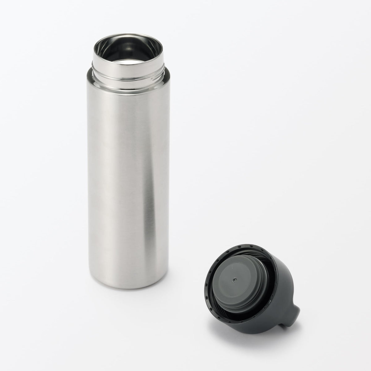 Mujirushiryouhin Insulated Water Bottle with Handle 500mL