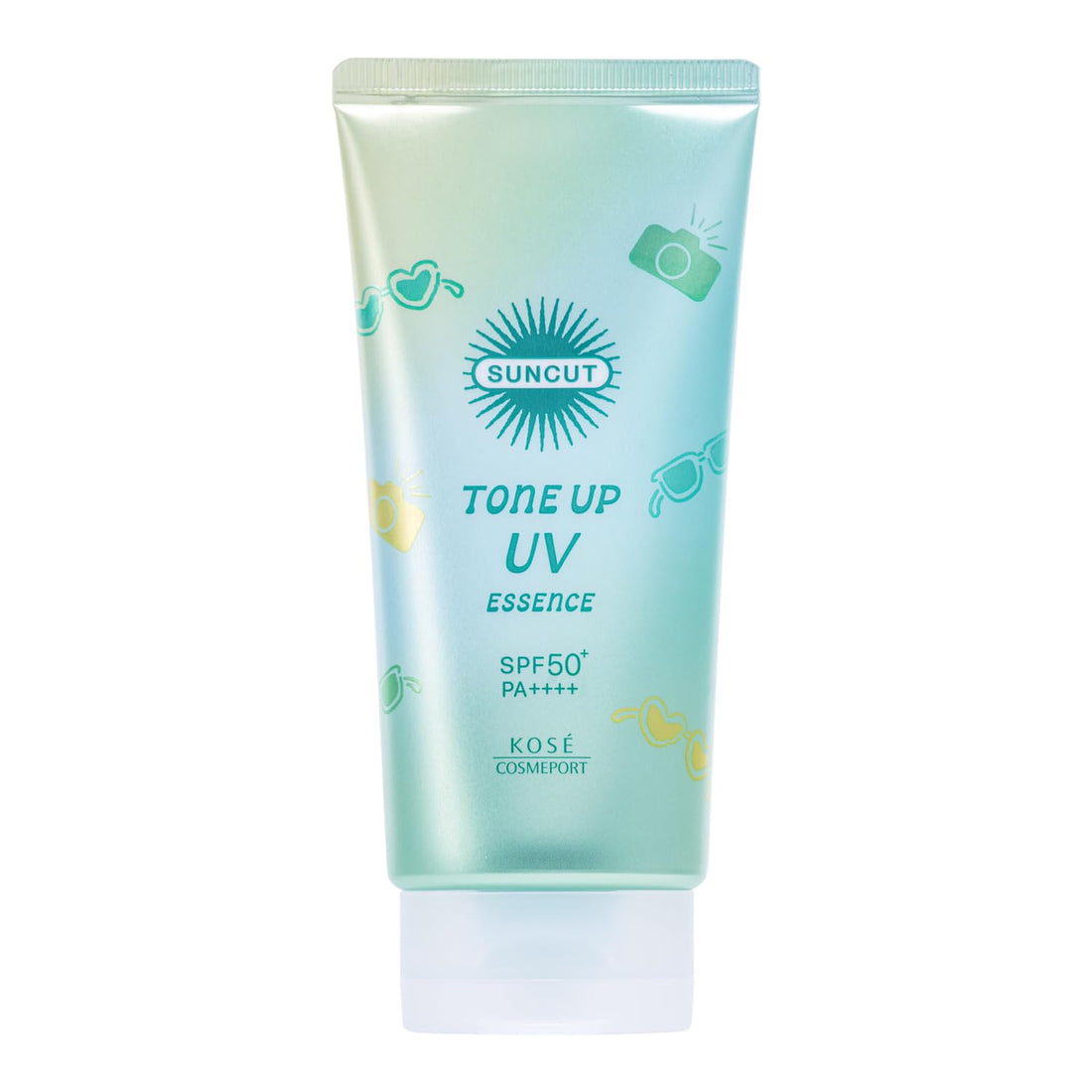 Suncut Tone Up UV Essence Mint Green SPF50+ PA++++ for Japanese Skincare