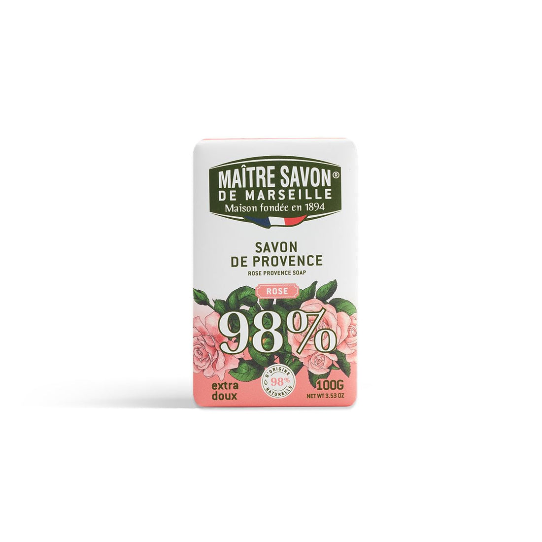 Maitre Savon de Marseille Fragrance Soap 100g with Natural Ingredients