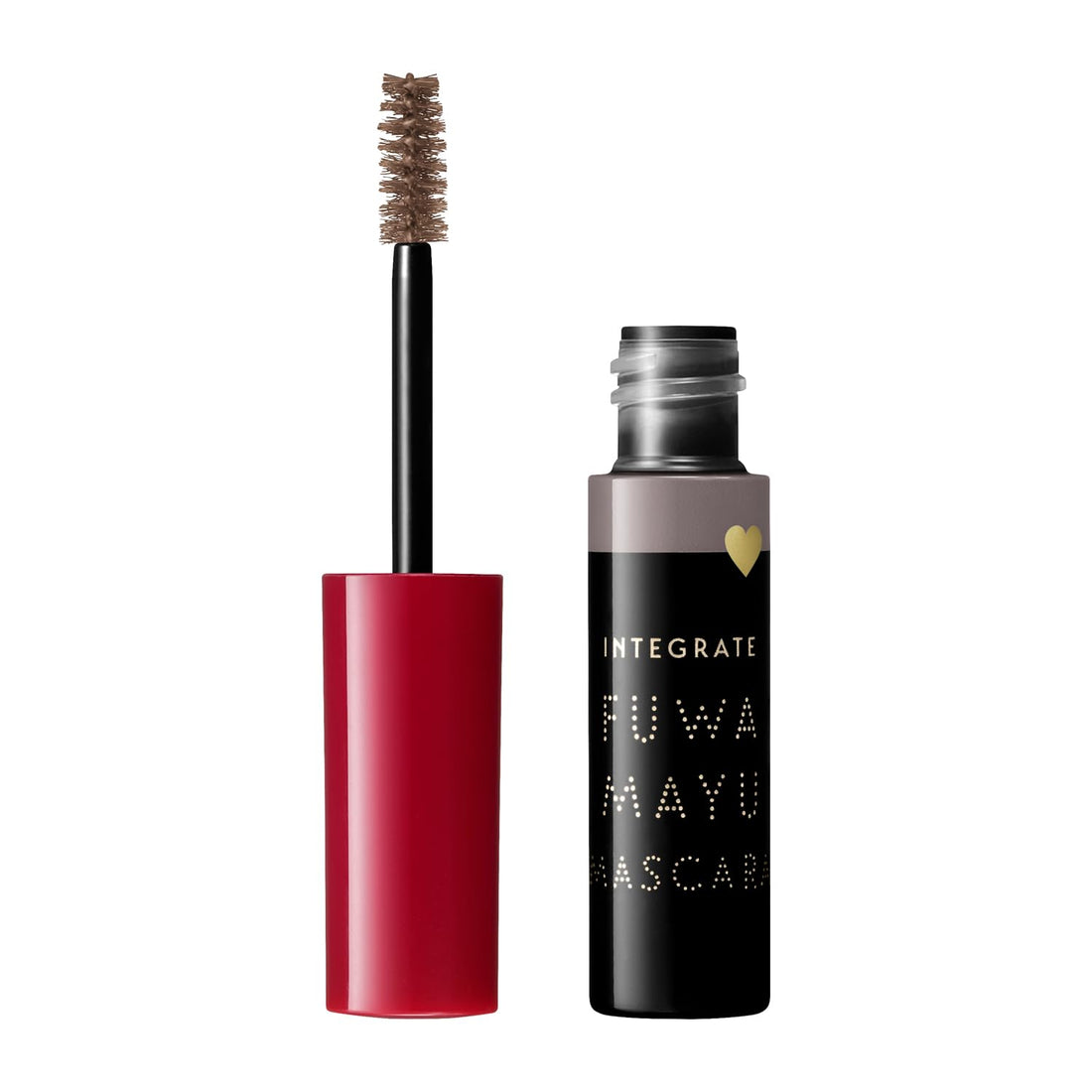 INTEGRATE Fuwamyu Mascara Smoky Brown 6g for Effortless Eyebrow Styling