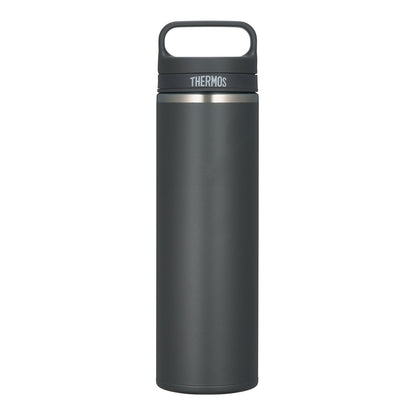 THERMOS Vacuum Insulated Travel Mug with Carry Handle 600ml Smoke Black