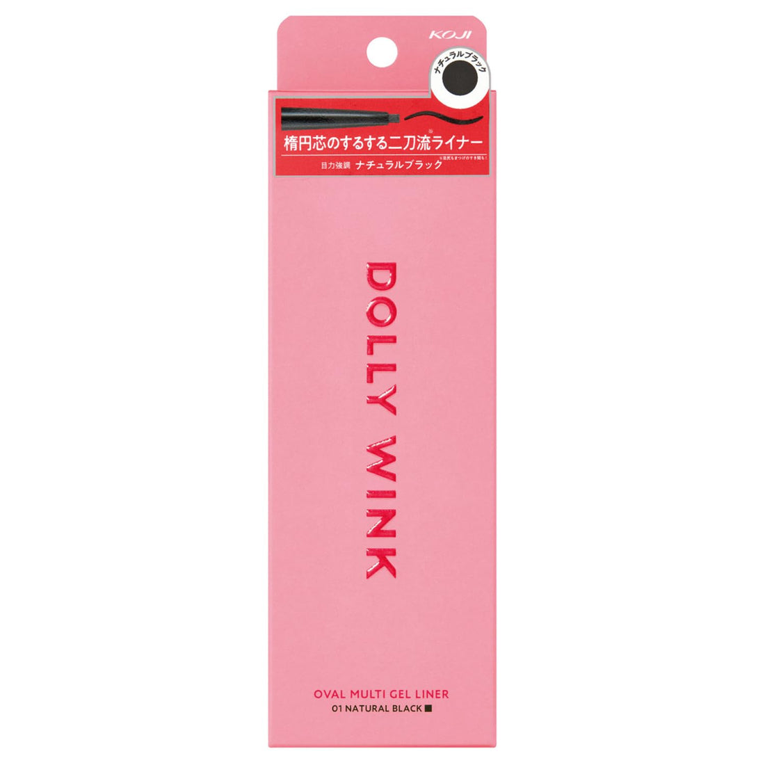 Dolly Wink Oval Multi Gel Liner Natural Black for Effortless Eye Makeup