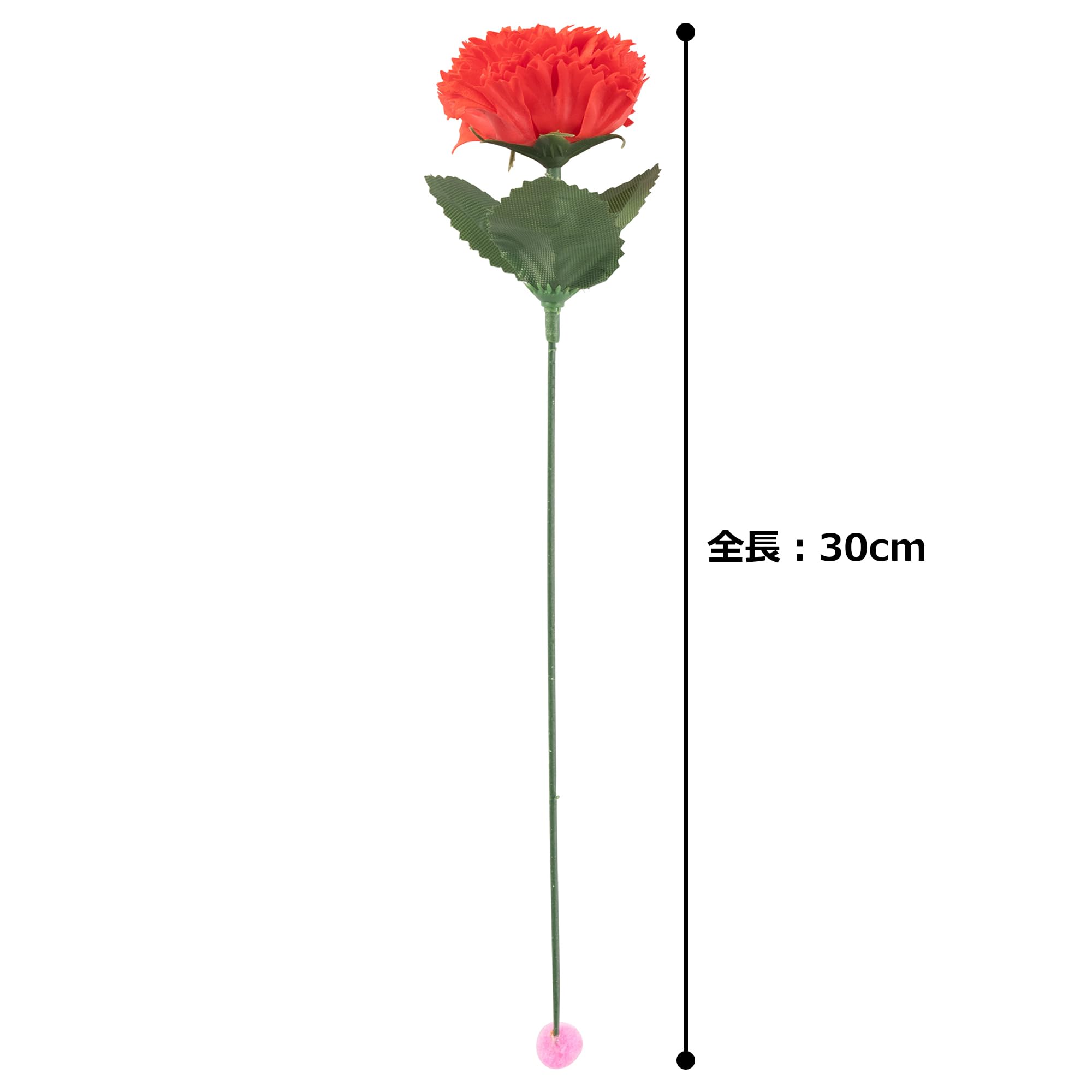 Q-FLA Bath Soak with Soap Flower Bouquet Red Carnation 6 Pieces