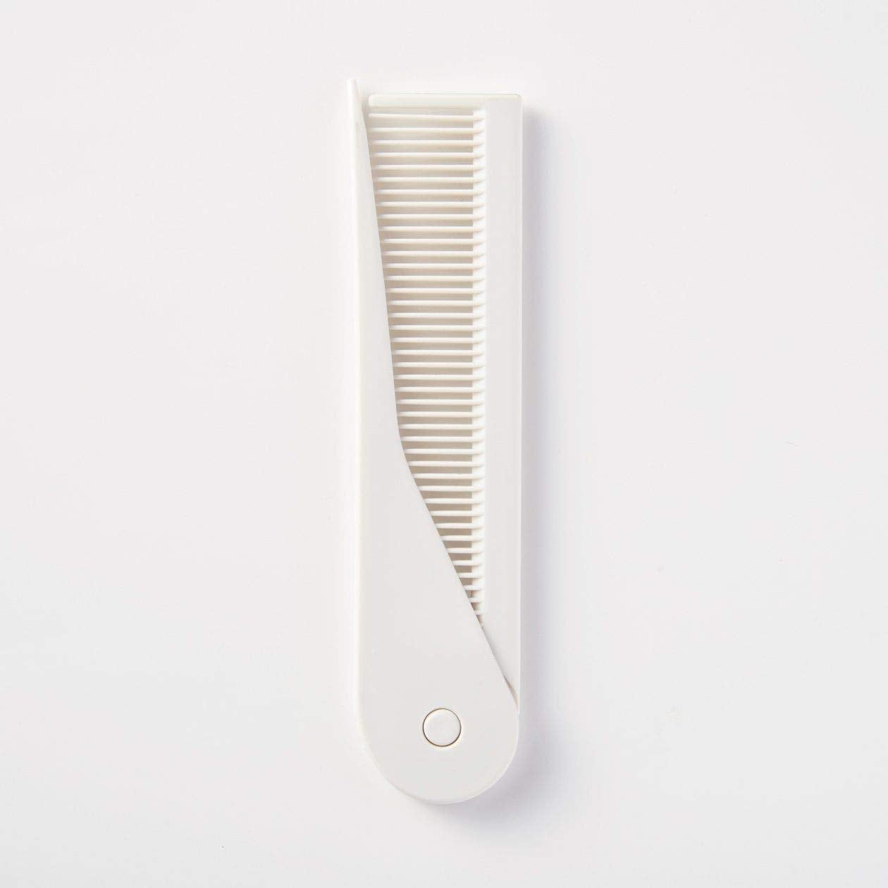 Mujirushiryouhin Foldable Hair Comb 21cm for Easy Styling