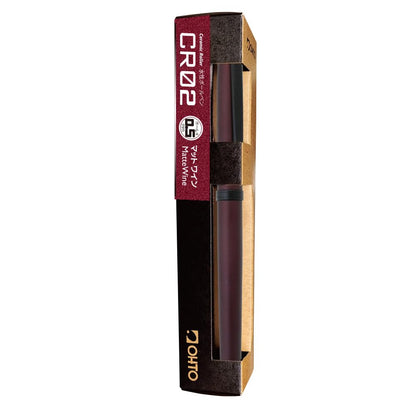 OHTO Water-Based Ballpoint Pen CR02 Matte Wine for Smooth Writing