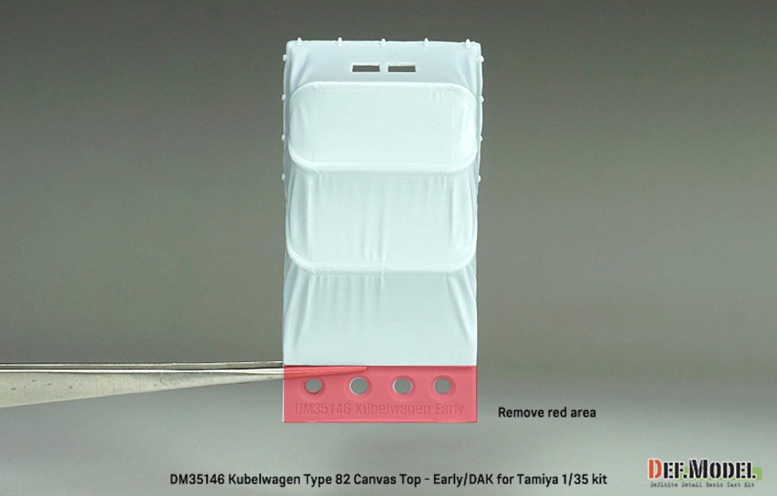 DEF.MODEL 1/35 WWII German Kubelwagen Type 82 Canvas Set