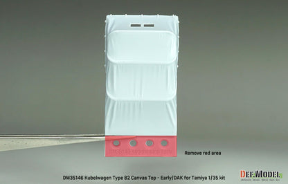 DEF.MODEL 1/35 WWII German Kubelwagen Type 82 Canvas Set