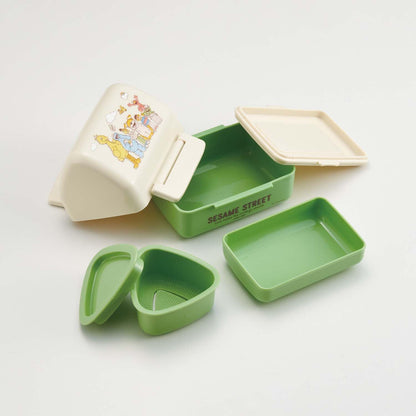 Skater Triangle Rice Ball Lunch Box with Antibacterial Features