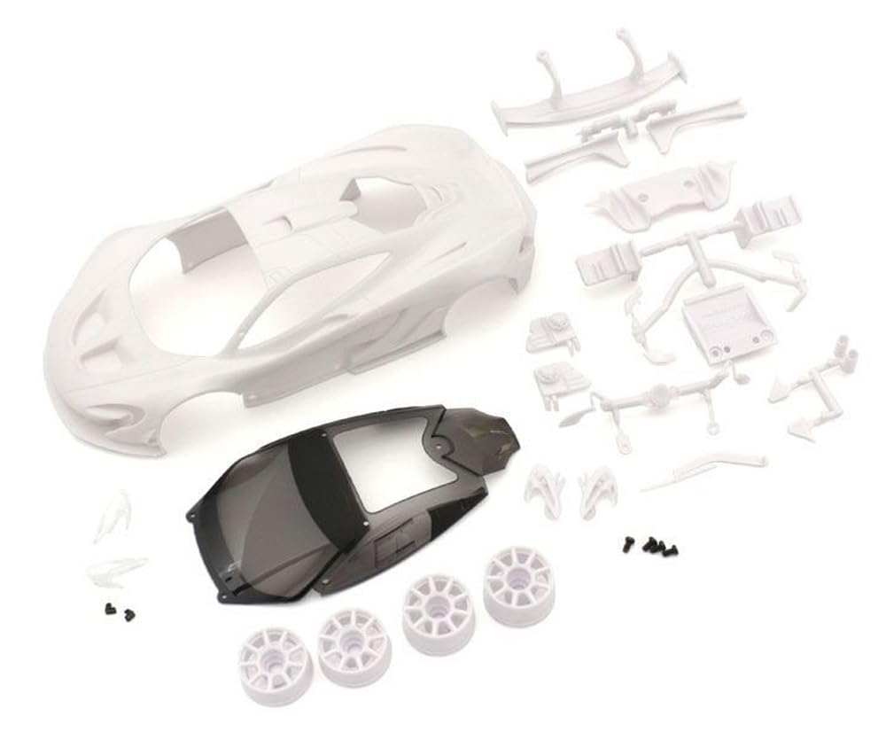 Kyosho McLaren P1 GTR White Body Set with Wheels Unpainted