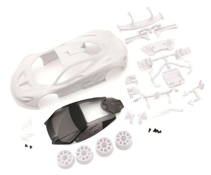 Kyosho McLaren P1 GTR White Body Set with Wheels Unpainted