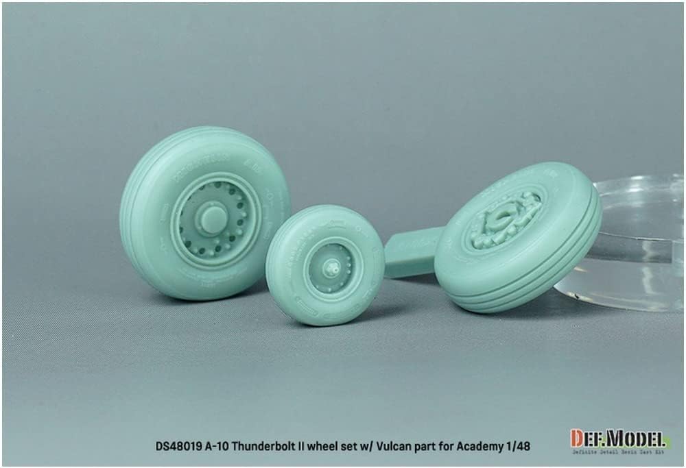 DEF.MODEL 1/48 Scale A-10 Thunderbolt II Wheel Set with GAU-8 Gun Port