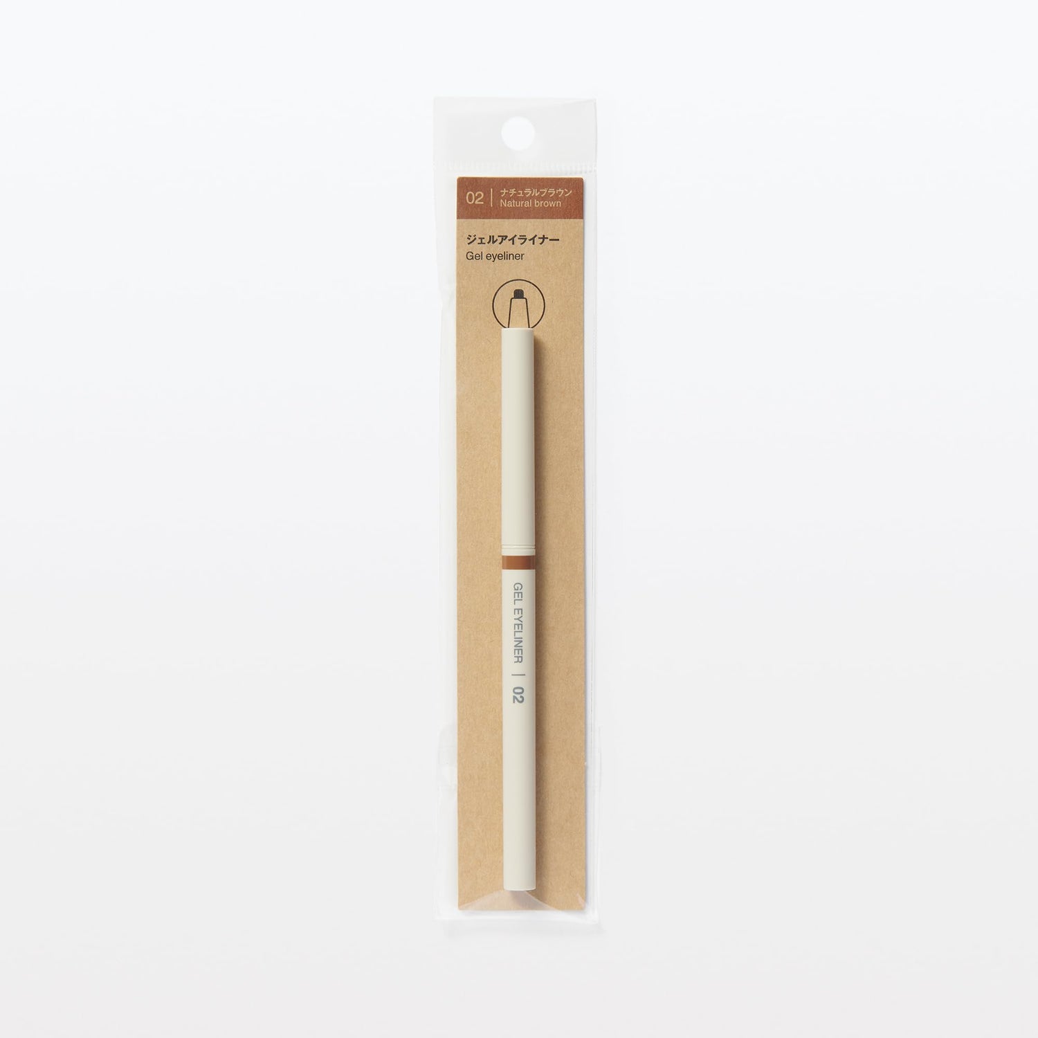 Mujirushiryouhin Gel Eyeliner Natural Brown Waterproof 0.5g