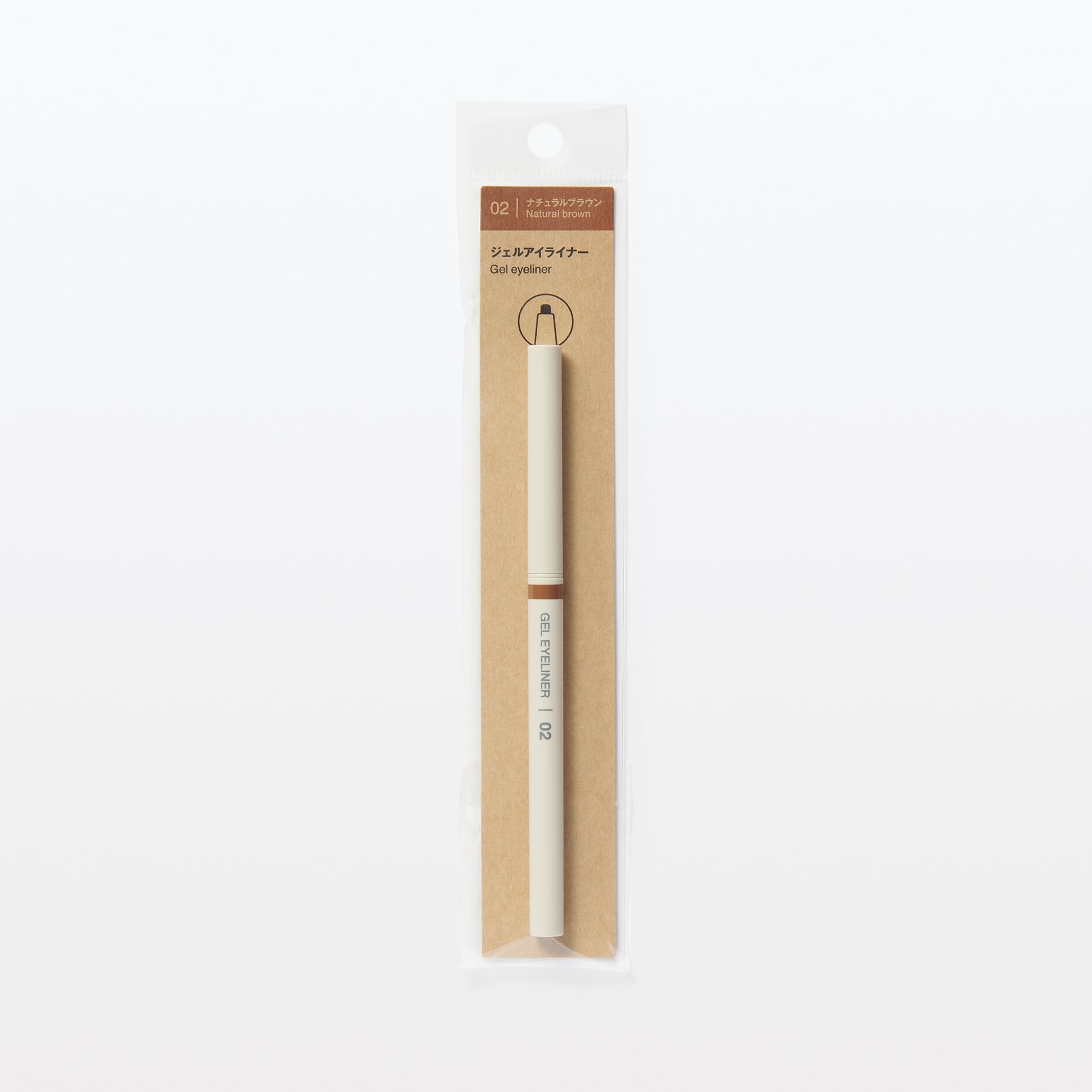Mujirushiryouhin Gel Eyeliner Natural Brown Waterproof 0.5g