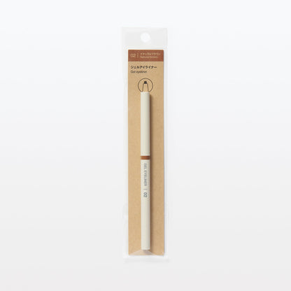 Mujirushiryouhin Gel Eyeliner Natural Brown Waterproof 0.5g